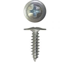 Саморез с прессшайбой Daxmer пш 4,2x16 600 шт., цинк, усиленный, острый 424568 