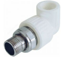 Угольник с американкой для радиатора RTP наружная резьба, D25х3/4 мм 14627 