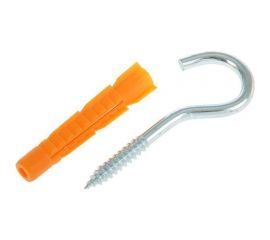 Шуруп с полукольцом Tech-Krep 4х30 с универсальным дюбелем 6,0х36 2 шт - пакет 114328 