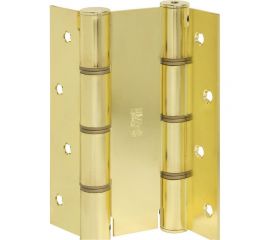 Барная пружинная петля двойного действия ALDEGHI LUIGI SPA 155х27х40 мм, цвет: латунь, к-т: 2 шт + монтажный набор 87AO155-40 