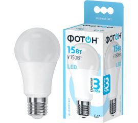 Светодиодная лампа ФОТОН LED A60 15W E27 4000K 22629 