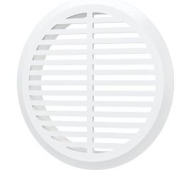 Решетка переточная 05ДП (4 шт; круглая; 50 мм; с фланцем 45 мм; белая) ERA 90-01926 