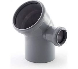 Отвод ПОЛИТЭК 110x45 с выходом 50 (правый) 345111050П 