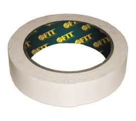 Двухсторонняя клеящая лента FIT IT на вспененной основе 19 мм х 5 м 11785 