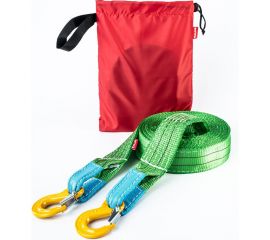 Усиленный буксировочный трос Tplus 12т 5м Крюк/Крюк T000913 