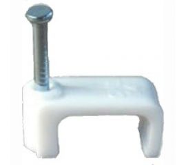 Плоская пластиковая скоба 5мм, 50шт TDM SQ0513-0009 