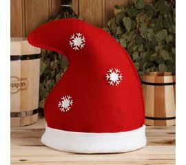 Банная шапка Никитинская мануфактура Новогодний колпак ХВ5932 