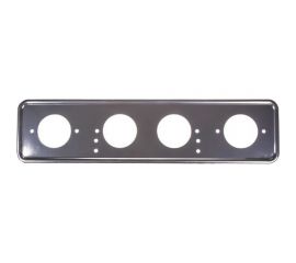 Рамка для номера SKYWAY металл, под болт, никелированная, без надписи S04101006 