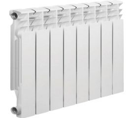 Алюминиевый радиатор отопления Solur PREMIUM 8 секций ALUM08 