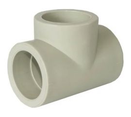 Тройник ПОЛИТЭК 20 PPRC серый 9000000420С 