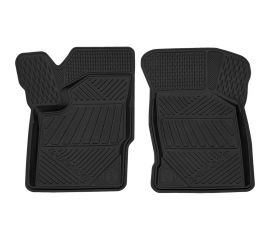 Салонный резиновый коврик REZKON для LADA Kalina 1117-1118-1119 передний ряд сидений, черный 1539030100 