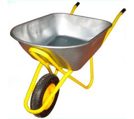 Одноколесная строительная тачка REDVERG RD-WB200RPU литое колесо 6663747 