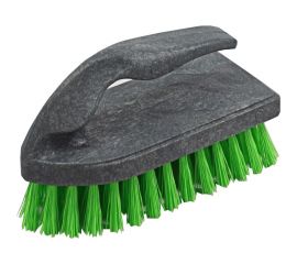 Универсальная щетка утюжок с ручкой InLoran 10.5х5.5х7.3 см, серая, арт. SCH-08GR 