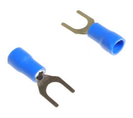 Изолированная вилочная клемма Nord-Yada 4.3мм 1.5-2.5кв.мм (синяя) 906346 