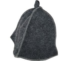Шапка для бани Бацькина баня Серая 10402 