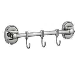 Планка с 3 крючками Savol хром S-008203 23201 