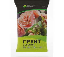 Почвенный грунт Торфяная поляна Бегония 5 л 00-00000655 