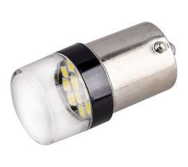 Автолампа SKYWAY диод, S25 (P21W), 12 В, 10 SMD диодов, BA15s, 1-конт., белая S08201527 
