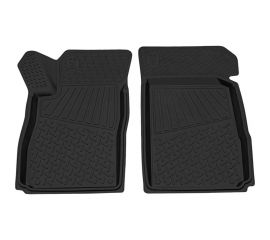Салонный резиновый коврик REZKON для Chevrolet Cobalt 12-15 передний ряд сидений, черный 1512015100 