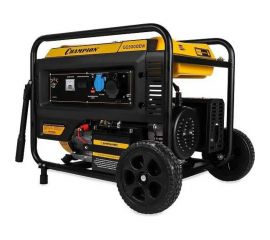 Генератор Champion GG5000EW (5/5,5кВт OHV 15лс 25л 81кг эл.старт колеса) 