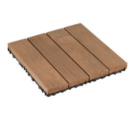 Садовый паркет Thermodecking Т10 термоберёза, 18x300x300 мм, 6 шт. 4687202452415 