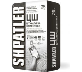Цементная штукатурка ШПАТЛЕР 25 кг Ш00011 