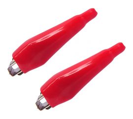 Зажим крокодил в изоляторе REXANT длина 56 мм, ток 5A, 2 шт 16-0003-9 