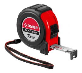 Рулетка Зубр Мастер обрезиненный корпус 7.5 м 4055-08-25_z02 