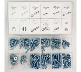 Крепежный набор Nova Bright (гайка, шайба, болт, шуруп, винт) 347 шт. 34215 