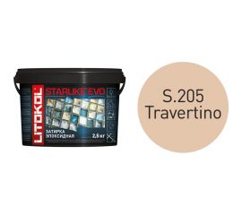 Эпоксидный состав для укладки и затирки мозаики и керамической плитки LITOKOL STARLIKE EVO S.205 TRAVERTINO 485230003 