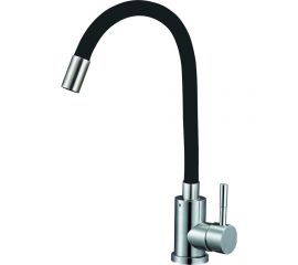 Смеситель для кухни Solone с гибким цветным изливом EZA4-F090KB 