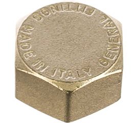 Никелированная заглушка STOUT ВР 1/2 RG008Q0R2OEI0J 