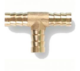 Переходник T-образный елочка 10 мм, латунь ECO AB-T-E10 