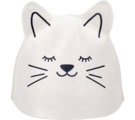 Детская шапка для бани и сауны Hot Pot Котёнок войлок 41339 