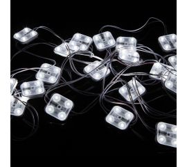 Светодиодный модуль MAKSILED 1.2Вт, 12В, IP67, SMD2835 4LED, 180лм, холодный белый, 20 шт./упаковка ML-M4SNE-L-2835-W 