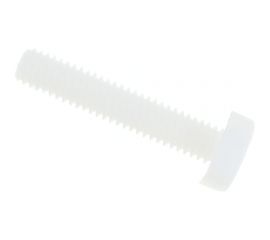 Болт с шестигранной головкой DINFIX DIN 933, полн. резьба, полиамид (пластик), М4x20, 10 шт. 00-00001474 