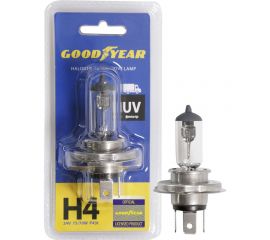 Автомобильная галогенная лампа Goodyear Н4 12V 60/55W P43t блистер GY014121 