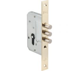 Корпус врезного замка KALE KILIT 189/3M (45 мм) w/b латунь 1085 