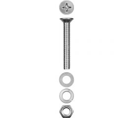 Винт ЗУБР DIN965 в комплекте с гайкой DIN934 10 шт 303456-06-030 