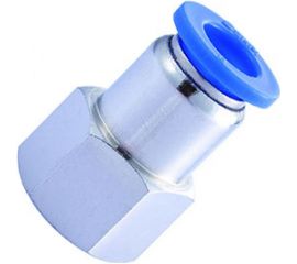 Фитинг цанговый прямой с внутренней резьбой 1/4F для трубки диаметром 12 мм SHPI PCF 12-R02 