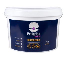 Универсальная акриловая шпатлевка PELLIGRINA PAINT для наружных и внутренних работ, 18 кг 231236 