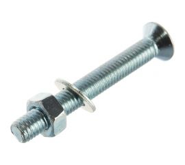 Винт ЗУБР DIN965 в комплекте с гайкой DIN934 12 шт 303456-05-040 