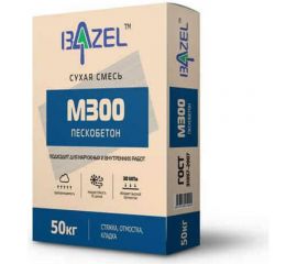 Смесь сухая строительная пескобетон Bazel М300 Пк2 F50 50 кг 4673726450020 