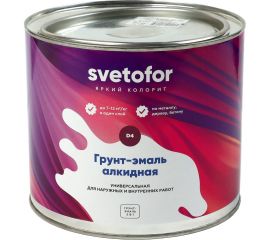 Грунт-эмаль Светофор D4 оранжевый 1,9кг CCC00000019 