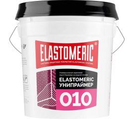 Универсальная акриловая высоко концентрированная грунтовка Elastomeric Systems Elastomeric 010 17 кг 10001 