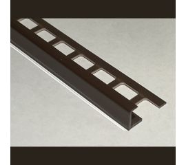 Профиль для плитки наружный DECONIKA 8 мм 2.5 м 019-G Коричневый глянец Д-Пл8-Н 019-G КОР Г 