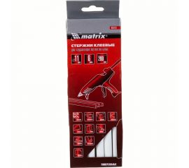 Стержни клеевые белые (11 мм; 200 мм; 6 шт.) MATRIX 930723 