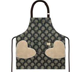 Водонепроницаемый фартук MARMITON Forest, с карманами и микрофиброй, 65х70 см, полиэстер, 17326 