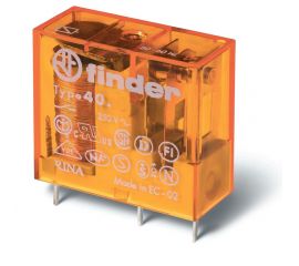 Миниатюрное реле Finder 2 перекидных контакта 8А, 230В AC, 405282300000 