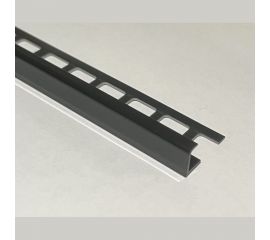 Профиль для плитки наружный DECONIKA 8 мм 2.5 м 007-G Черный глянец Д-Пл8-Н 007-G ЧЕР Г 